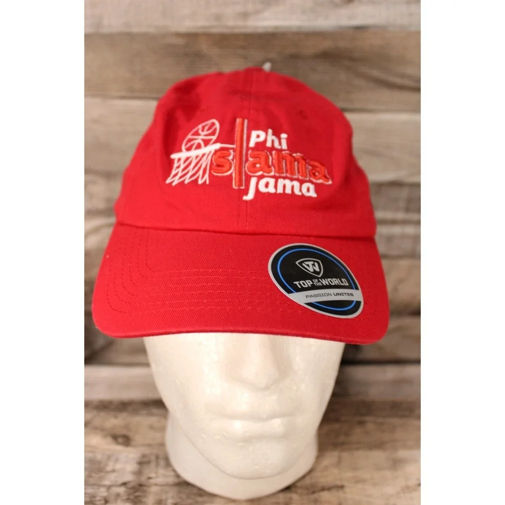 Houston Cougars Phi Slama Jama Top-Of-The-World OSFM Strapback Hat Cap NEW